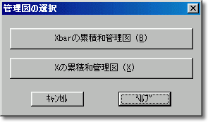 累積和管理図 スクリーンショット