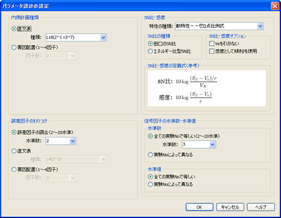 設計・開発者向けパッケージ
JUSE-StatWorks/V5 品質工学編